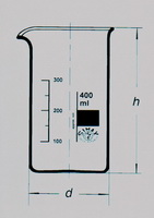 Becherglas hohe Form