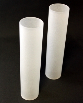 Glaszylinder sandgestrahlt ø 46 x 2,3 x 230 ± 5 mm