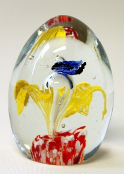 Briefbeschwerer - Paperweight - Blume